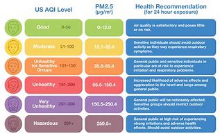 Image result for Air Quality Index Graph