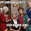 Image result for Golden Girls Sofia Birthday Meme