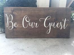 Image result for Guest Room. Welcome Sign