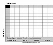 Image result for Super Bowl Squares Printable Excel