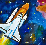 Image result for Flying through Space Art