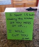 Image result for Funny Notes beside Beds