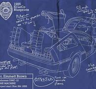 Image result for BTTF DeLorean Blueprints