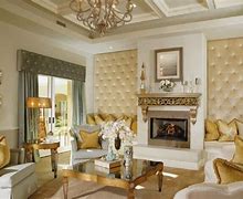 Image result for Gold and Cream Living Room Decor