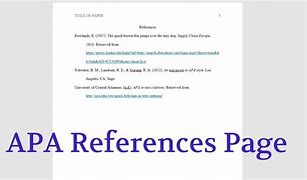 Image result for References Word Last Page