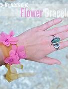Image result for Leather Flower Bracelets