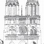 Image result for Public-Domain Notre Dame Drawing