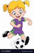 Image result for Cartoon Girl Playing Sports