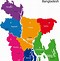 Image result for Bangladesh Region Map
