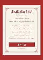 Image result for Chinese New Year Dinner Menu