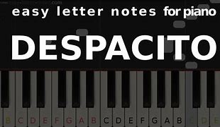Image result for Despacito Piano Keyboard