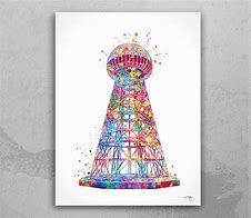 Image result for Tesla Tower Digital Art