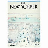 Image result for Saul Steinberg New Yorker Cover