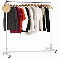Image result for Rolling Clothes Rack