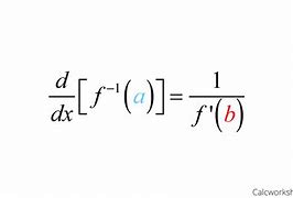 Image result for Inverse Function Theorem Derivative