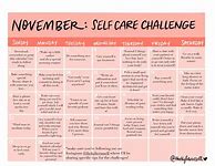 Image result for November Self-Care Challenge
