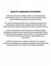 Image result for Quality Assurance Mission Statement