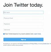 Image result for Twitter Sign Up Page