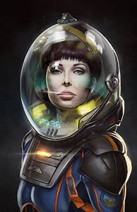 Image result for Sci-Fi Space Woman
