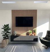 Image result for Wood Panel TV Wall