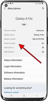 Image result for Samsung Galaxy Serial Number