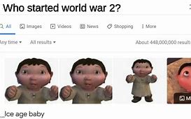 Image result for War Baby Meme