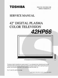 Image result for Toshiba 42HP66