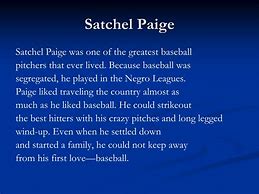 Image result for Satchel Paige Religion