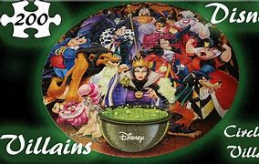 Image result for Disney Villains Puzzle Circle