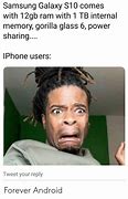 Image result for Galaxy S10 Apple Meme