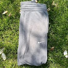 Image result for Nike Grey Back Swoosh Joggers Men