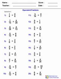 Image result for Fraction Math Problems