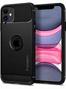 Image result for iPhone 11 Black Faux Leather Case