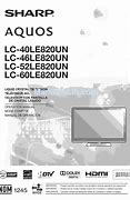 Image result for Sharp AQUOS LED TV Troubleshooting