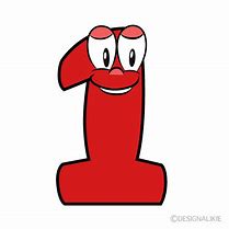Image result for 1 Cartoon Icon