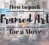Image result for How to Pack Framed Artwork for Moving