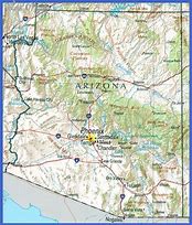 Image result for Arizona Map Glendale AZ