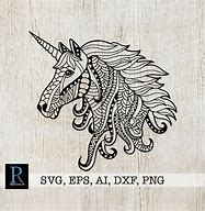 Image result for Unicorn Mandala SVG