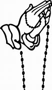 Image result for Praying Hands with Rosary