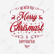 Image result for Merry Christmas and Happy New Year White Background