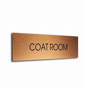 Image result for Coat Room Sign