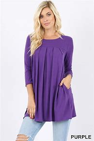 Image result for White and Purple Tunic