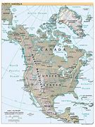 Image result for North America Map with Major Cities