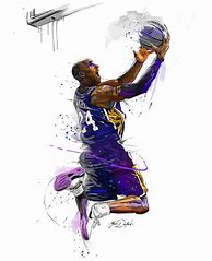 Image result for Kobe Bryant Dunk Drawing