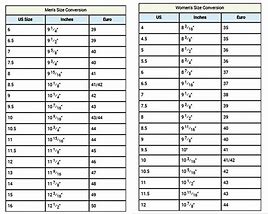 Image result for Euro to US Shoe Chart