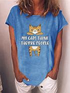 Image result for Girls Cat Shirt