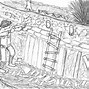 Image result for Trench Warfare Drawing