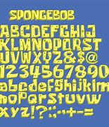 Image result for Spongebob Alphabet Font