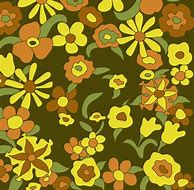 Image result for 70s Flower Pattern