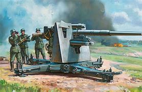 Image result for German 88 Flak Gun Artwork